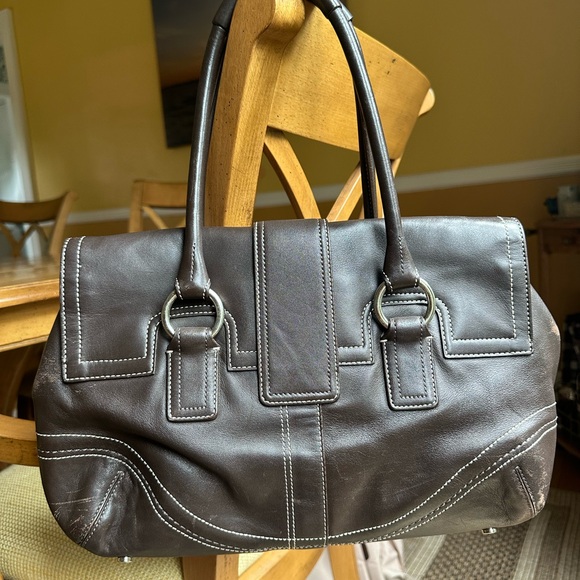 Coach Brown Leather Women’s Bag - Picture 2 of 8